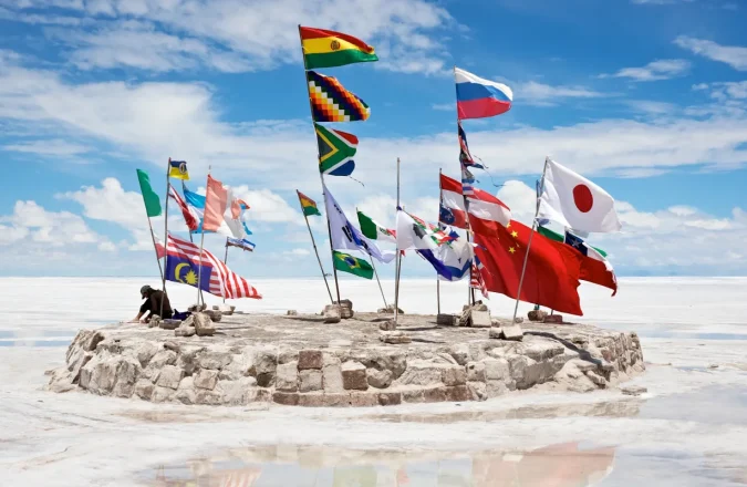 Salar de Uyuni en Bolivia Salar de Uyuni en Bolivia