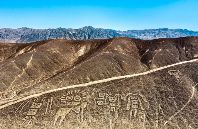 Las misteriosas líneas de Palpa en Nazca en Perú Las misteriosas líneas de Palpa en Nazca en Perú
