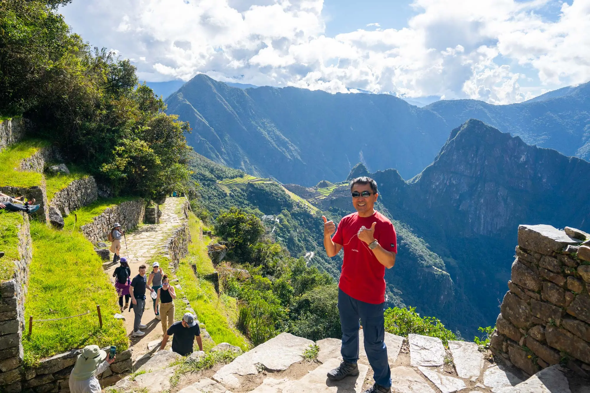 Llegada machu picchu viaje grupal camino inca