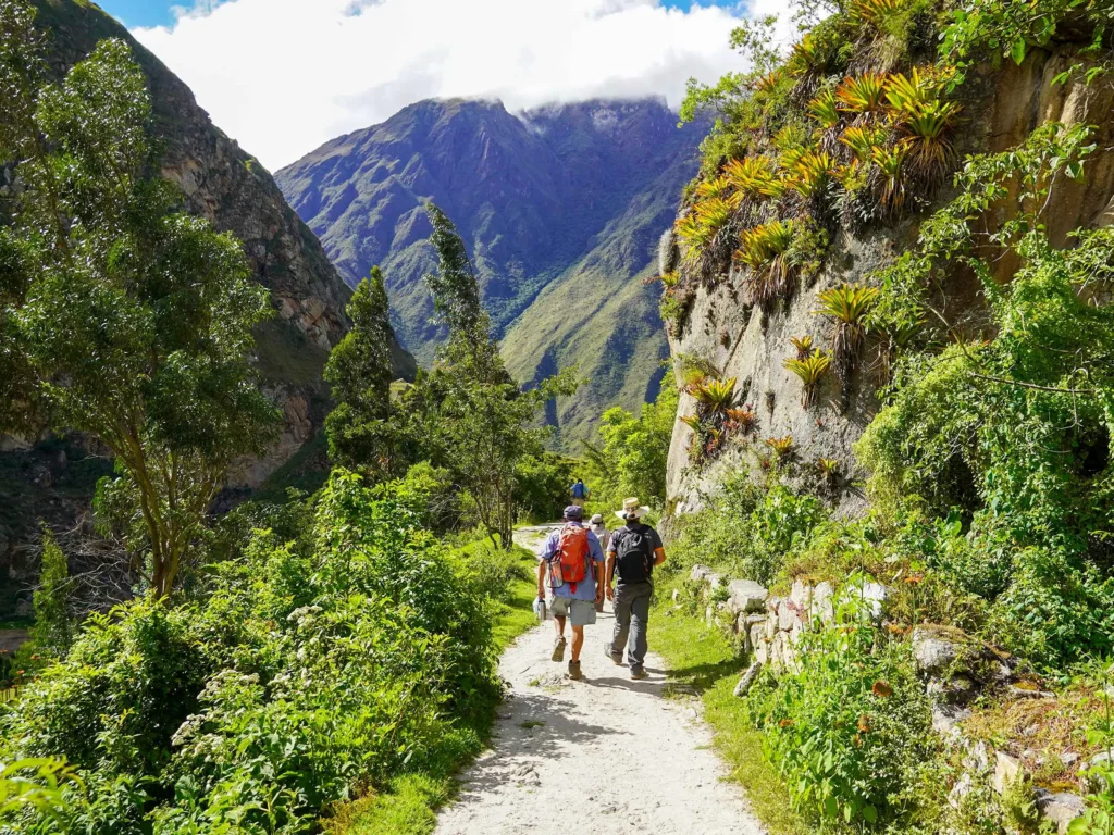 Temporada seca a través del camino inca